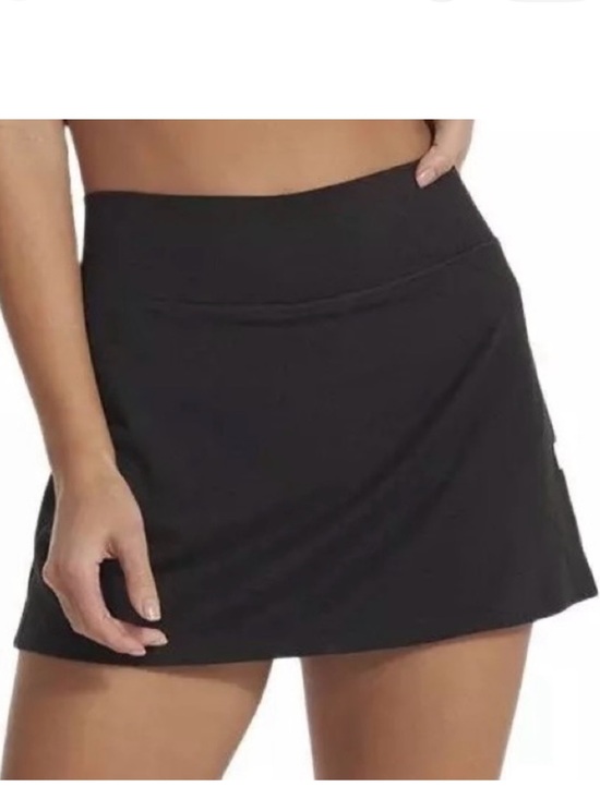 Vuori Dresses & Skirts - Vuori Halo Performance Skort Skirt In Black Hthr Size XL Athletic VW3006 Pull On